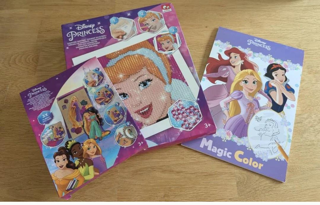 Diamond Painting stickers en kleuren van Disney Princess