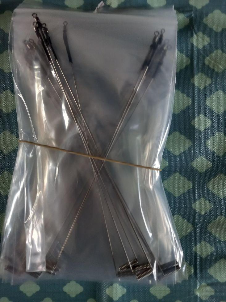 Verenstaal afhouders +/- 20cm in 4 kleuren krimpkous .