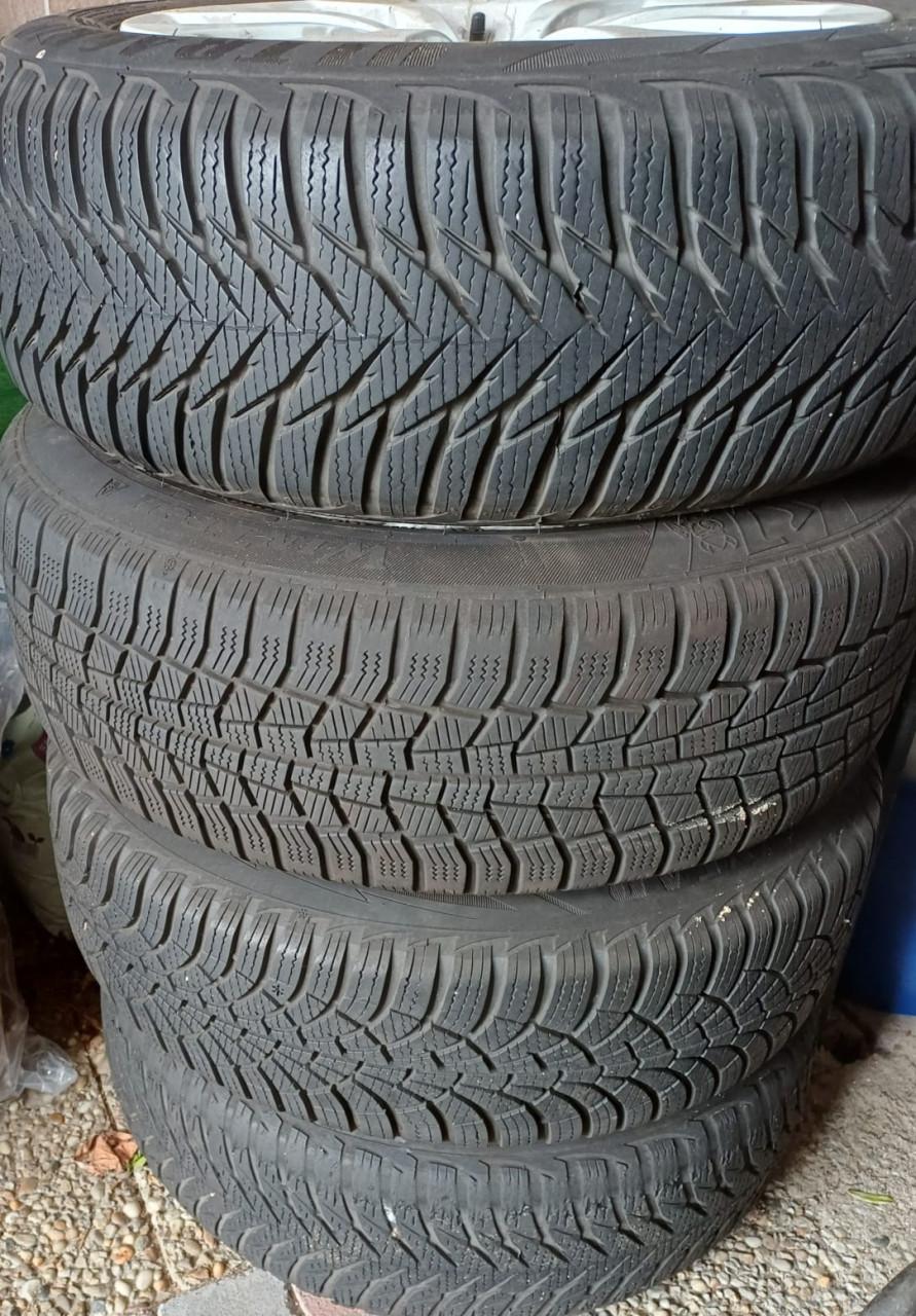 4 wielen met winterbanden