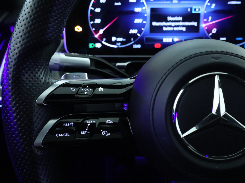 Mercedes-Benz S-klasse 450 4matic lang amg line | dodehoekdetector | panora