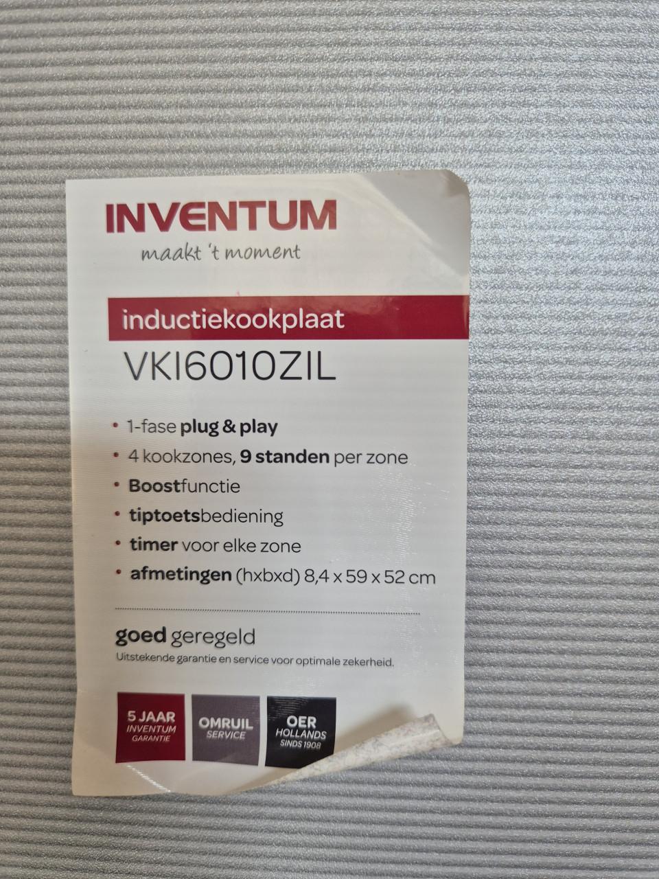 Inductiekookplaat INVENTUM