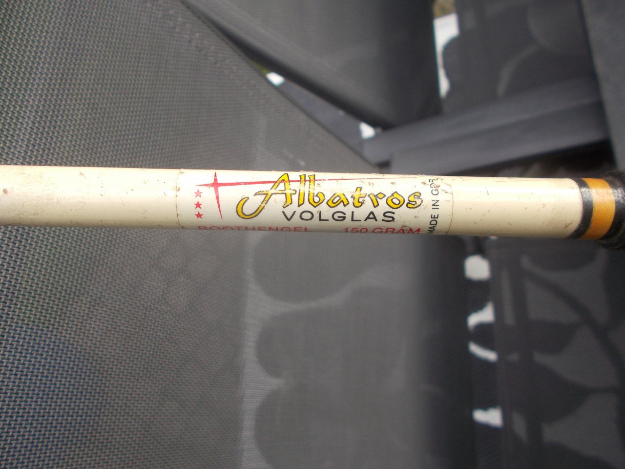 ALBATROS tweedelige boothengel in goede staat