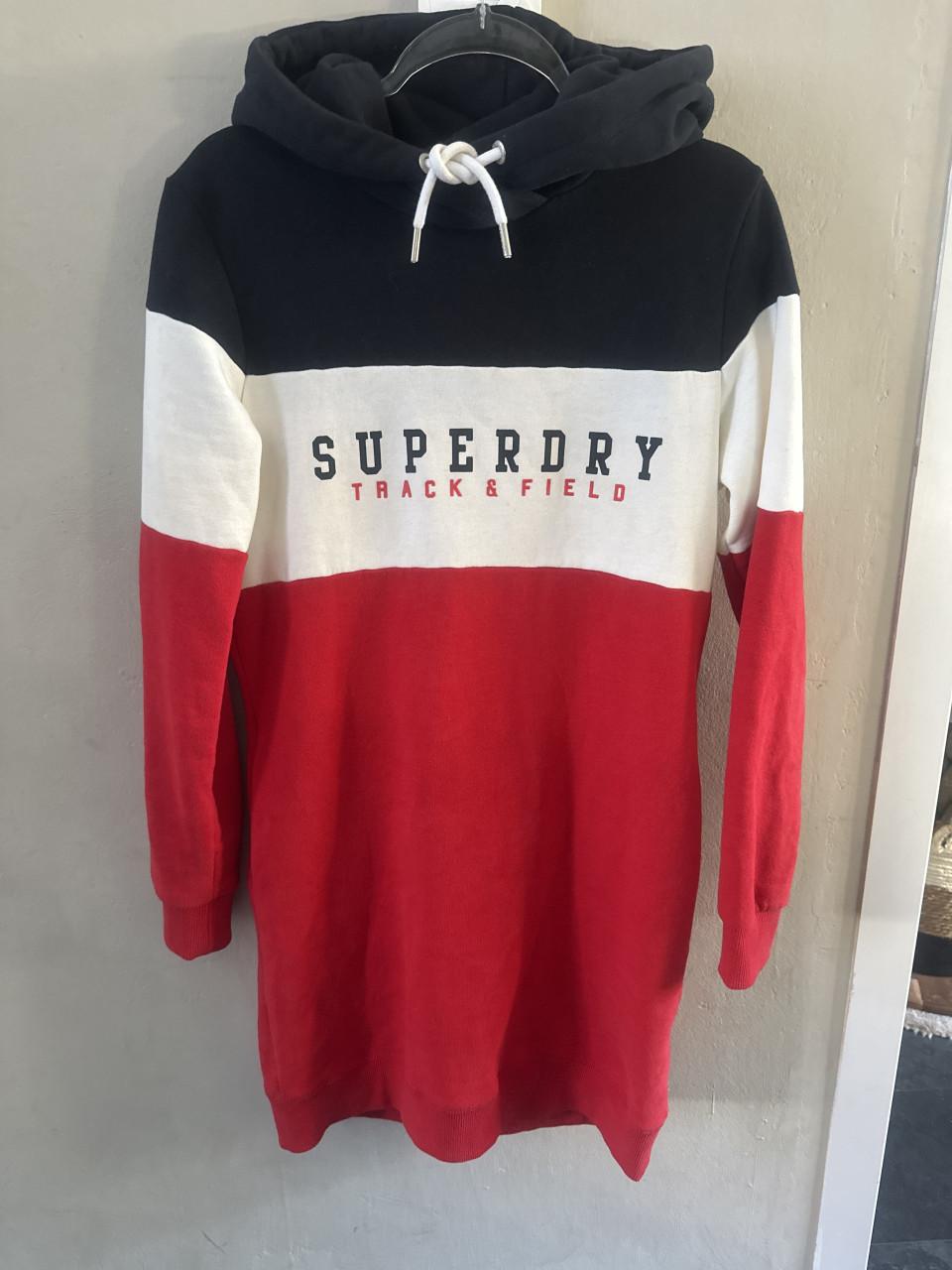 Super dry capuchon jurk maat 40