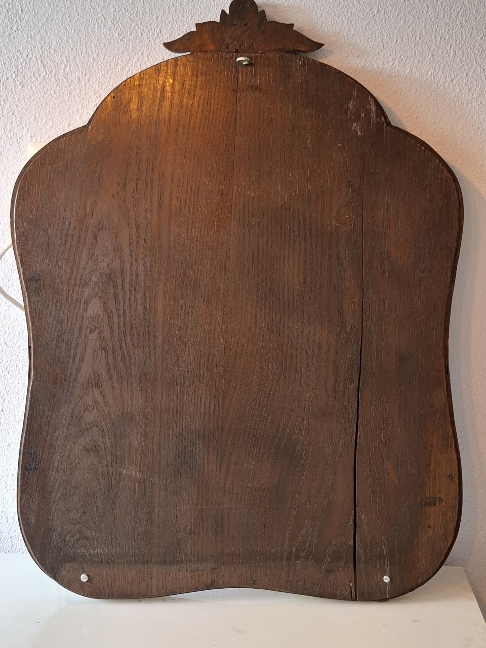 Prachtige vintage klassieke houten spiegel!