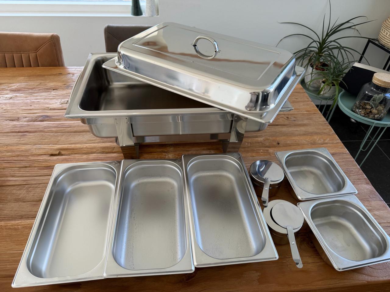 TGFF Chafing Dish / Bain-marie warmhouder set
