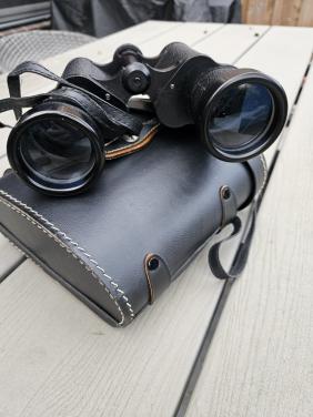 Mooie heldere antieke Mounty antireflex Verrekijker