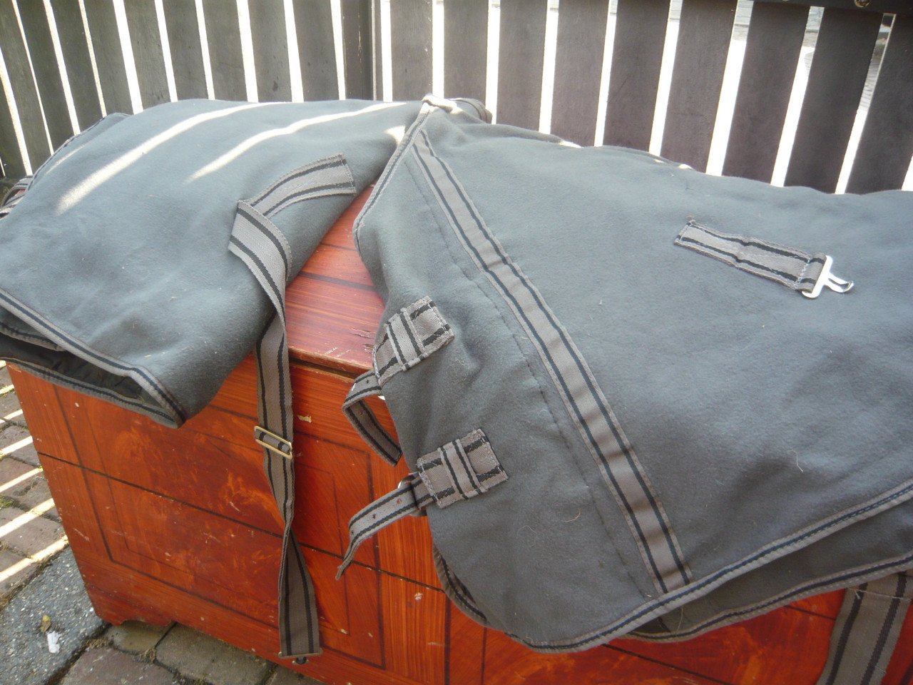 Paardendekens en regendeken 145 cm