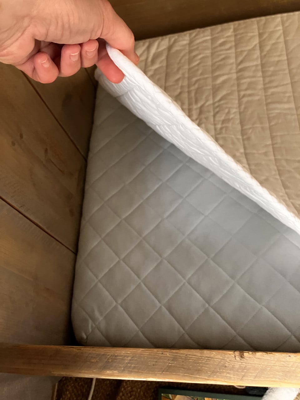 Peuter/ kleuter bed steigerhout