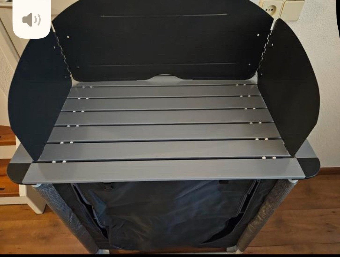 Campingkeuken kast met 3 pitsgasstel