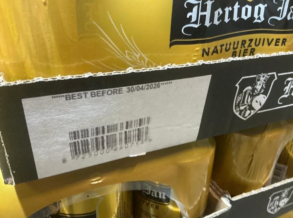 10 trays Hertog Jan bier tht 04-2026