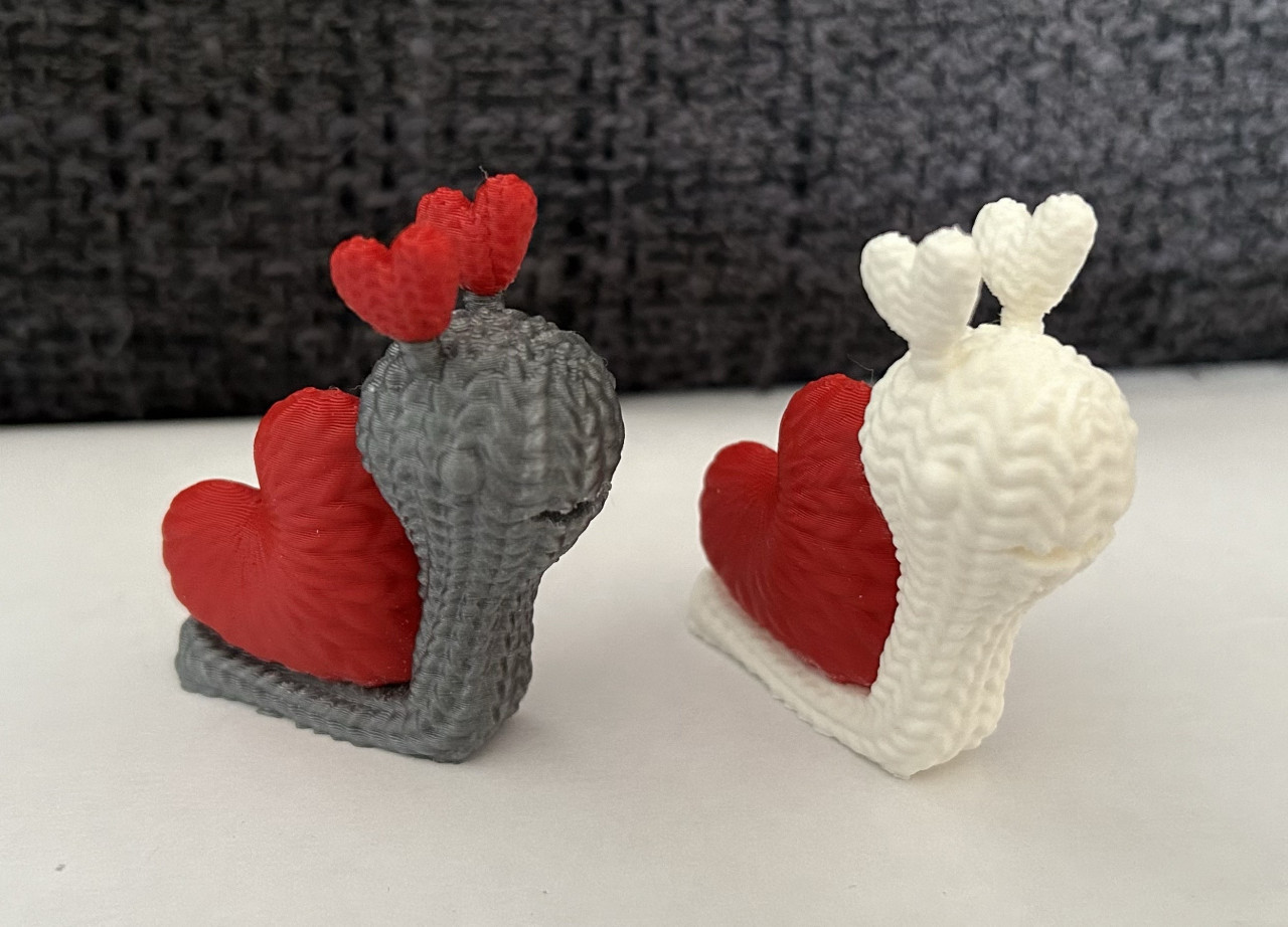 3D printing “Liefdes” cadeaus.