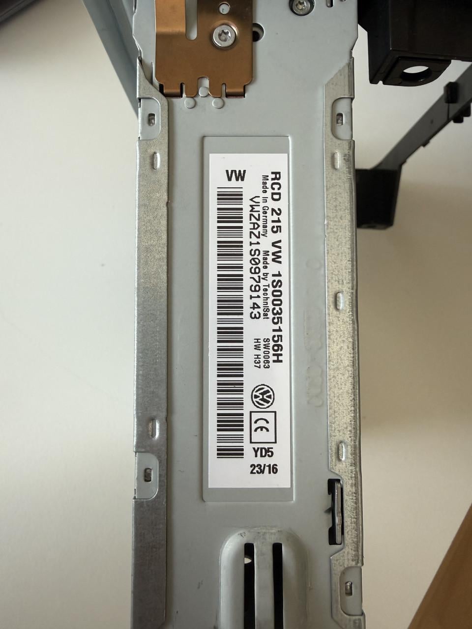 Radio VW UP RCD 215