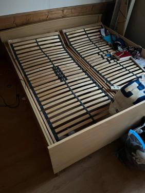 Bed frame met lattenbodem (verstelbaar)