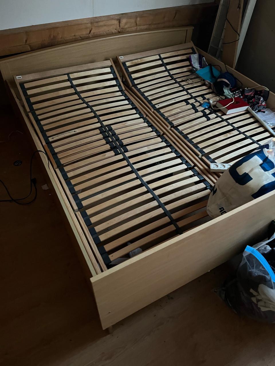 Bed frame met lattenbodem (verstelbaar)