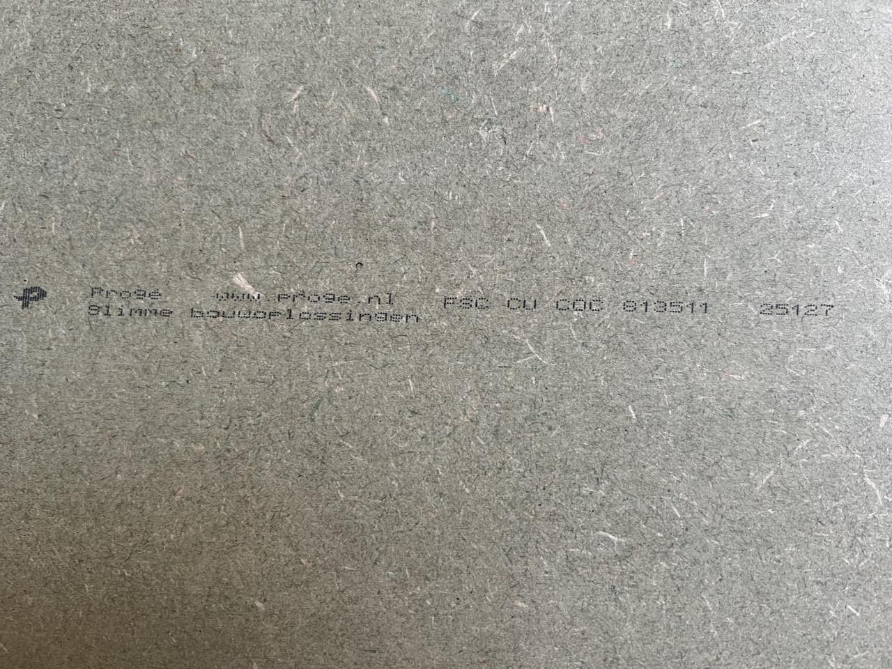 24 x profielen plat en 8x hoek mdf afbouw wit