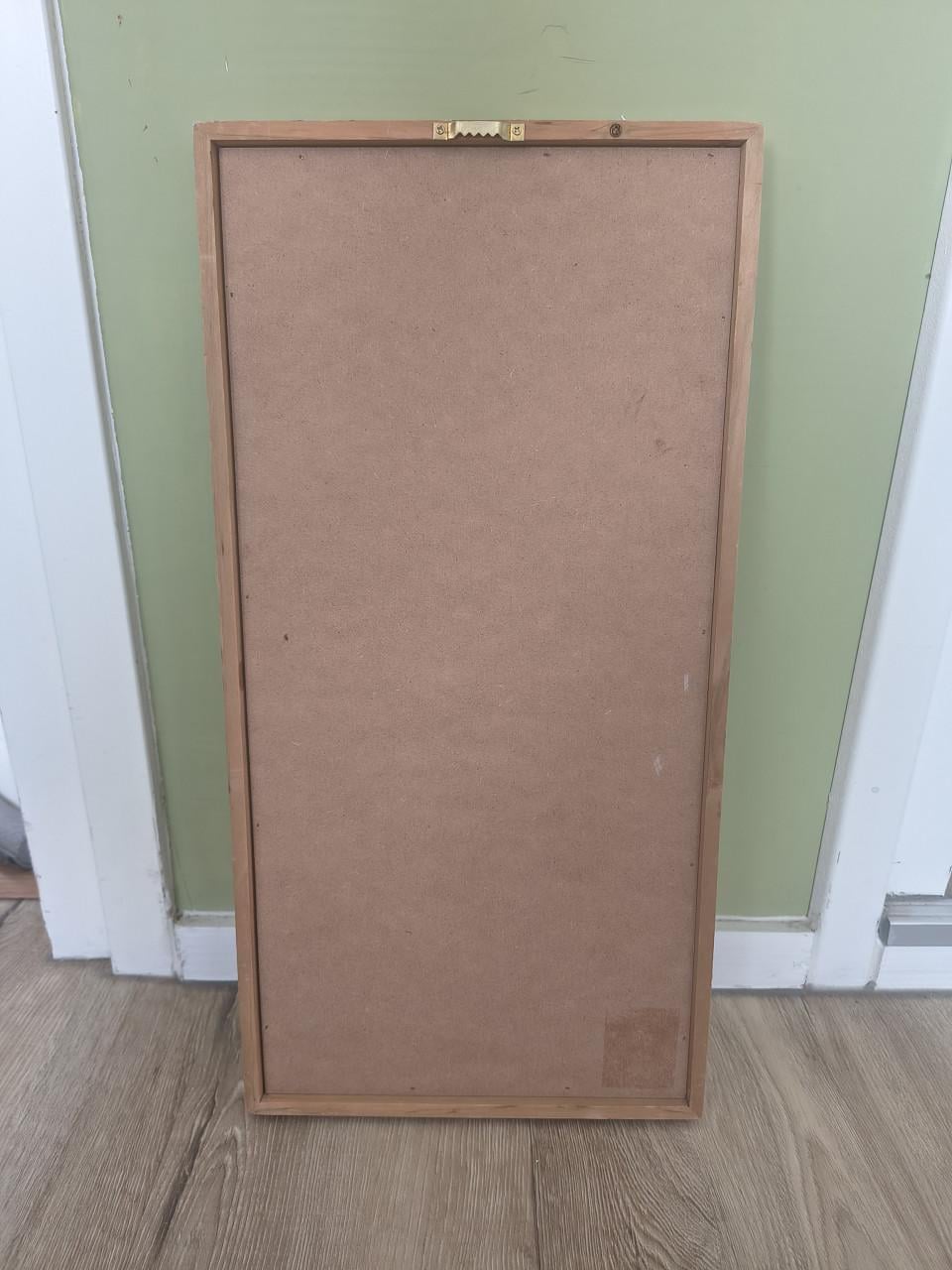 Prachtig houten magneetbord, memobord met cactus print.