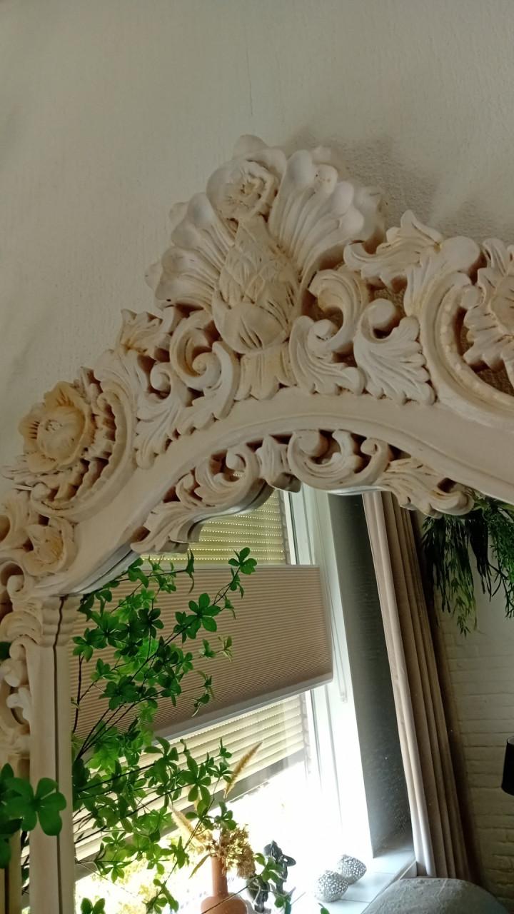 Schitterende Brocante Spiegel!