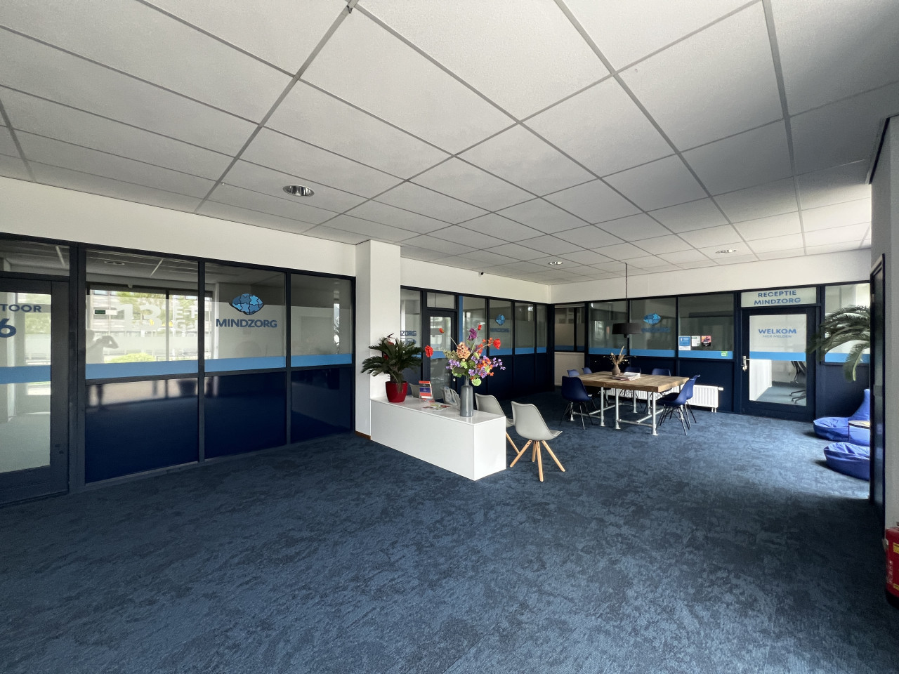 Te huur. geschakelde kantoorruimtes totaal 90m2