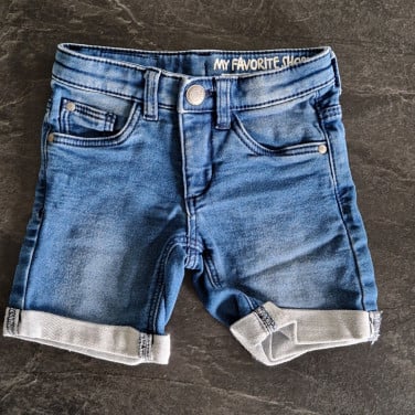 Jongens jeans short maat 92