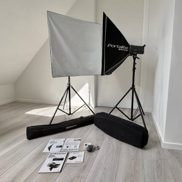 Flitsset Elinchrom D-lite RX4 met softboxen -- ZGAN