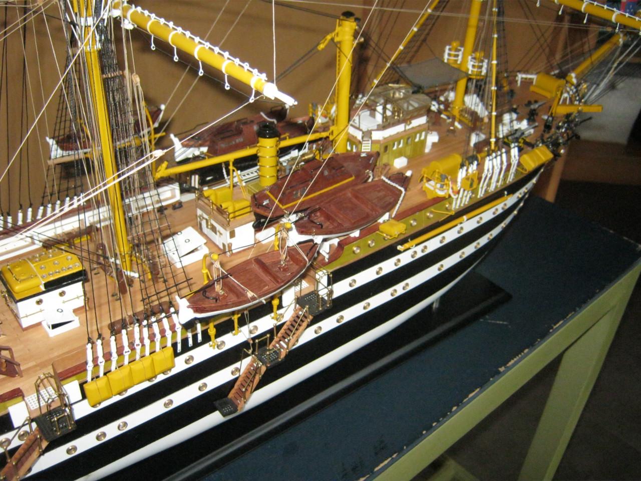 Scheepsmodel. AMERICO VESPUCCI.