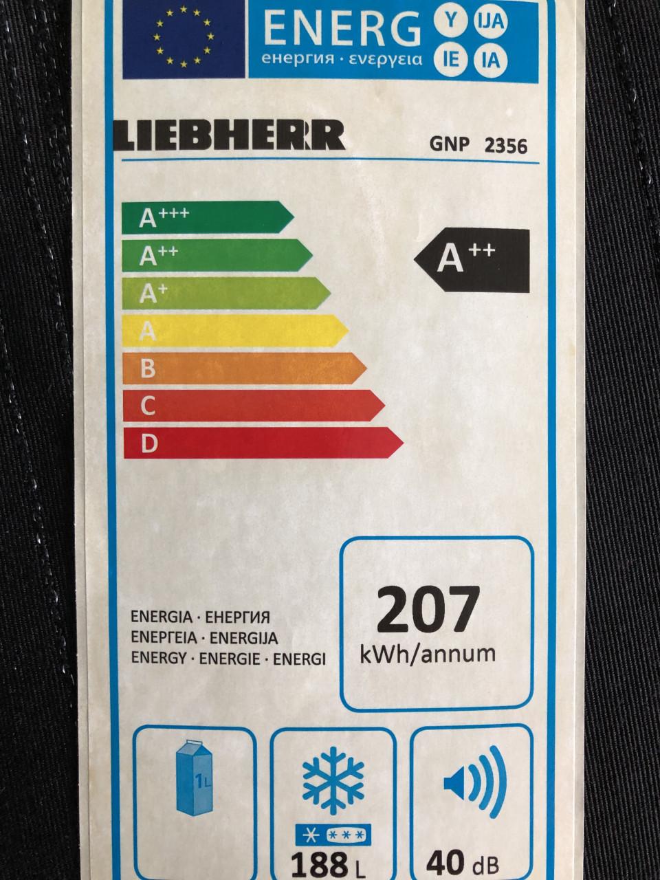 Gereserveerd Vrijstaande Liebherr vriezer