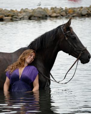 Ontspanningsmoment tussen de paarden