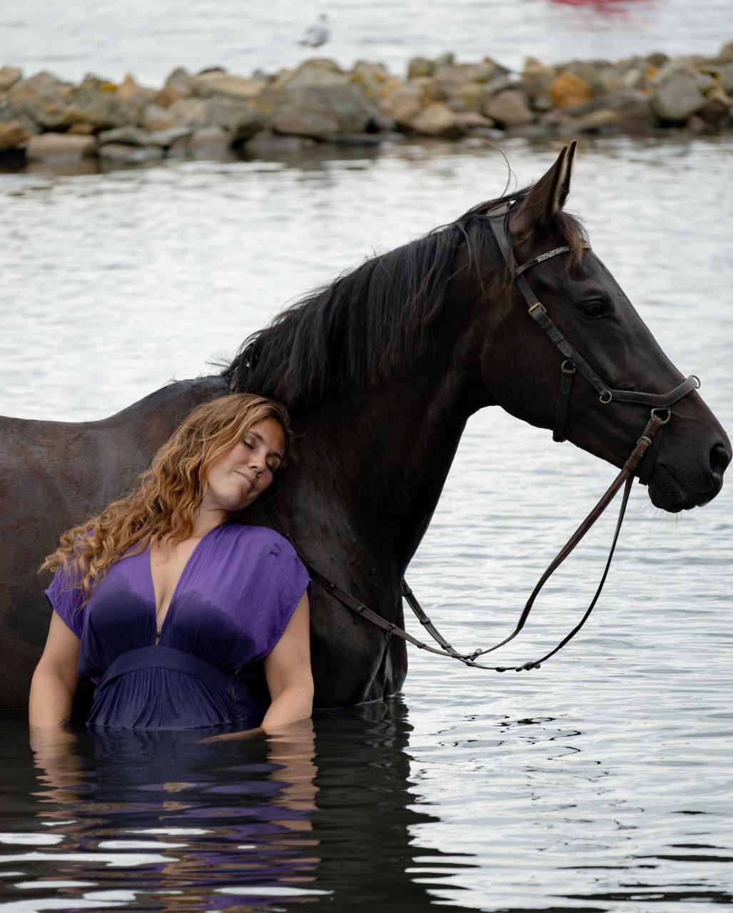 Ontspanningsmoment tussen de paarden