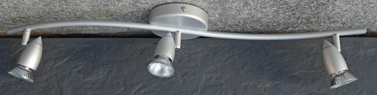 IKEA moderne vintage plafondlamp met 3 spots incl. lampjes