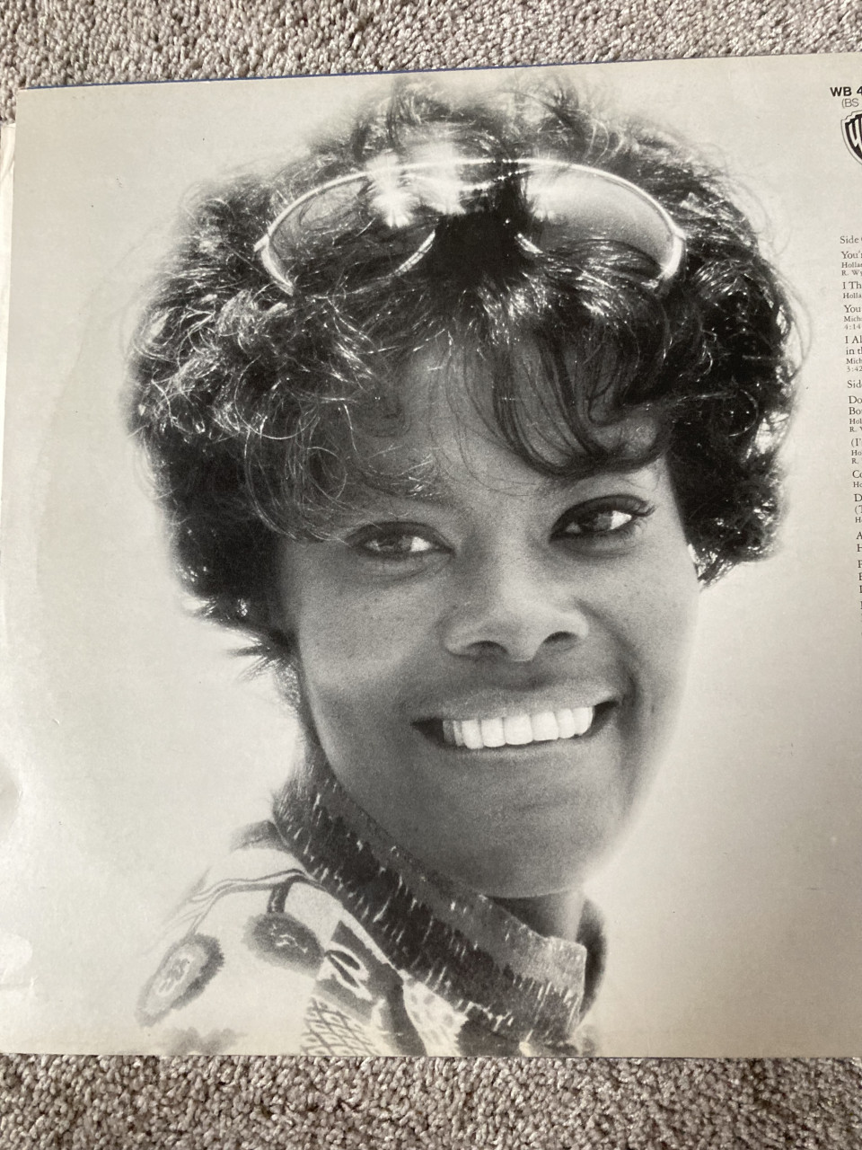 LP Dionne Warwick Just being myself Brian Holland Lamont Doz