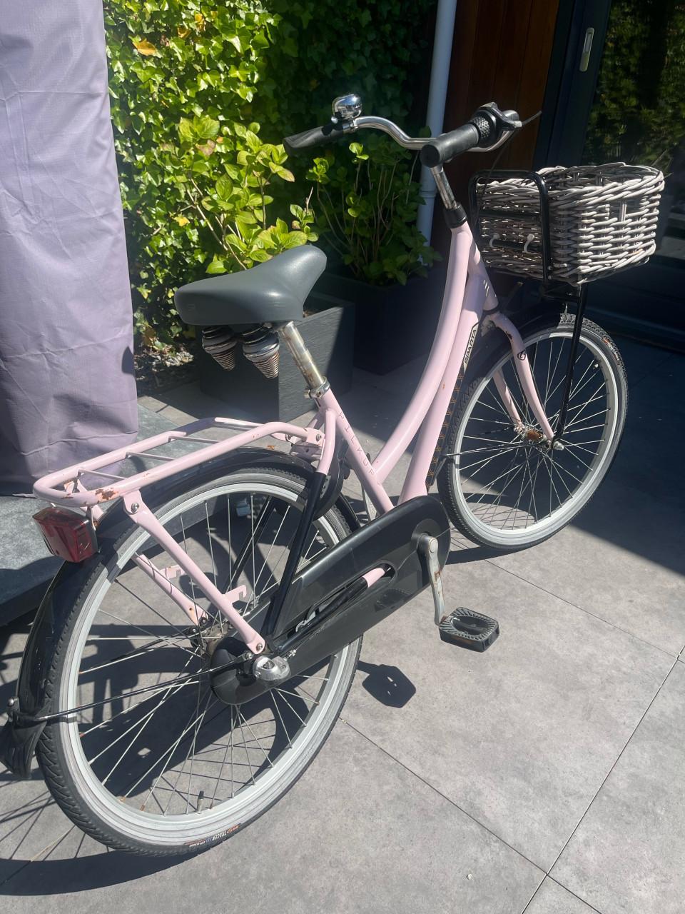 Roze Sparta kinderfiets 24inch