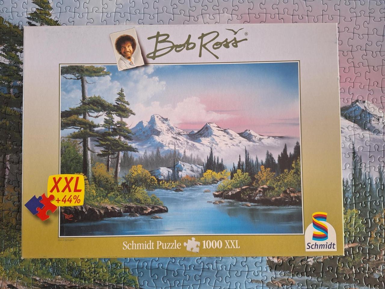 Schmidt puzzel Bob Ross - Lente 1000 stukjes