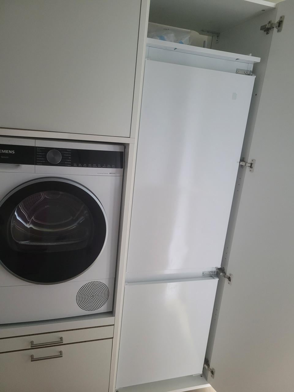 Kastenwand voor wasmachine en droger (eerst goed lezen!)