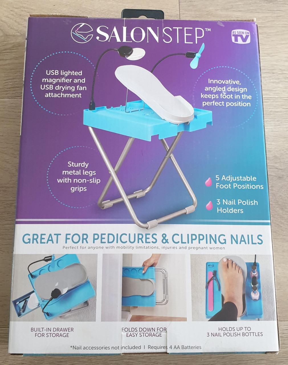 Pedicuresteun "Salon Step de Luxe" Nieuw in doos