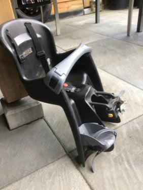 Gratis fiets stoeltje zonder scherm