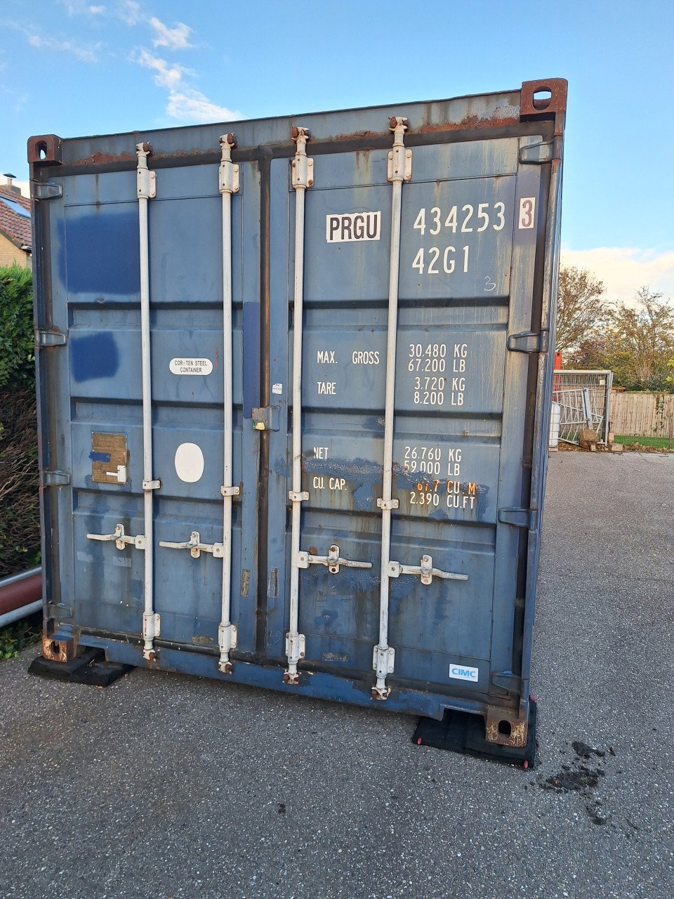 Container 40ft, en 20ft container, opslagcontainer,berging