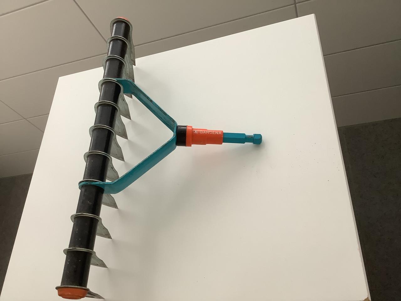 Verticuteerhark éénzijdig  van Gardena combisysteem