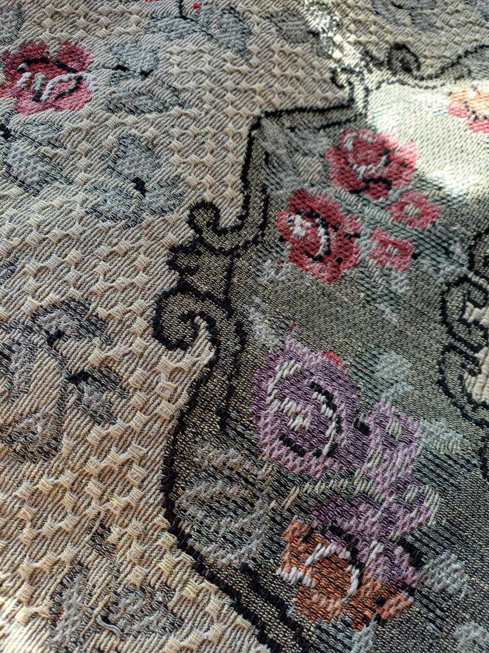 Brocante/vintage vloerkleed