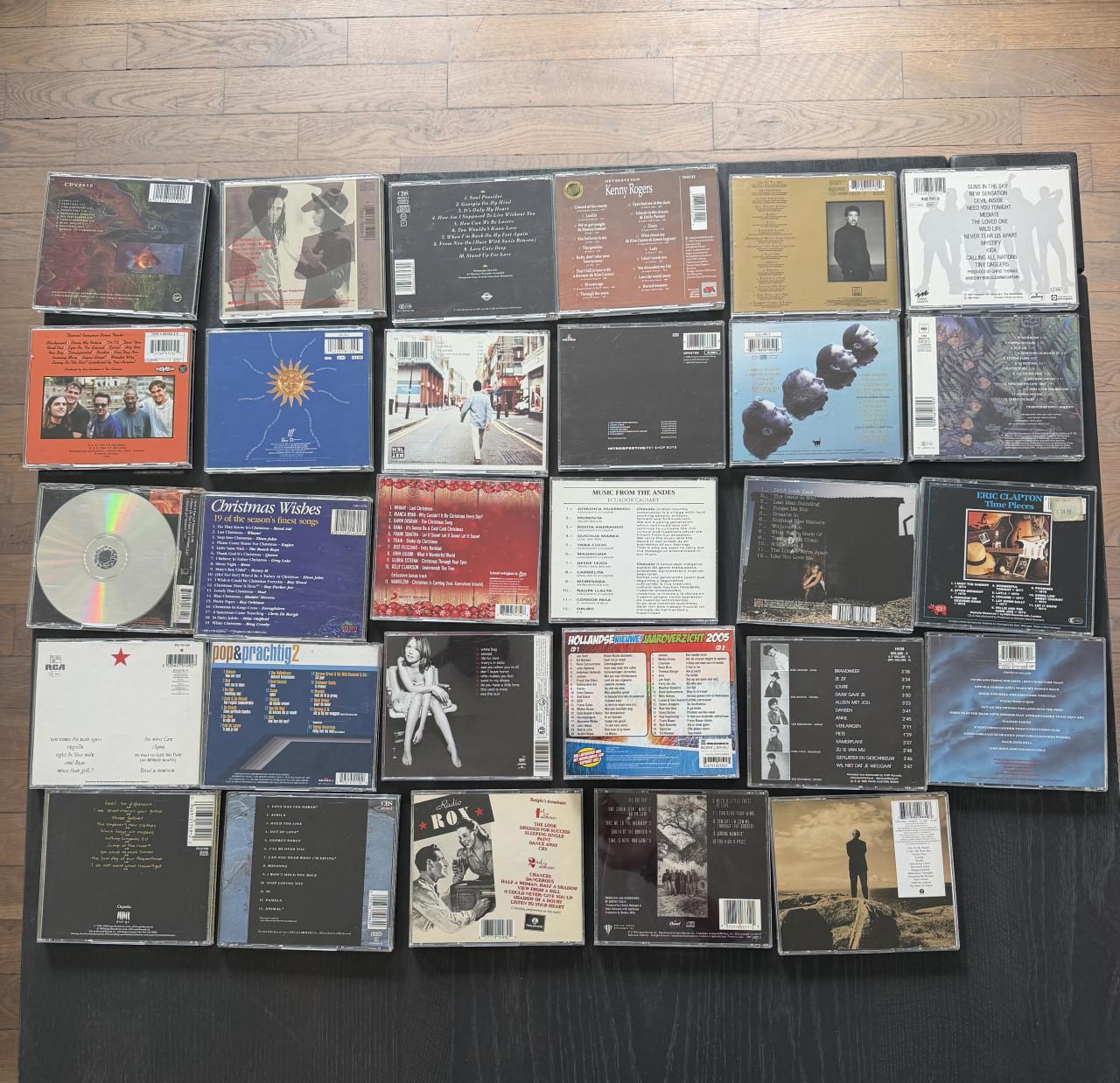 Grote collectie van 30 cd’s diverse artiesten