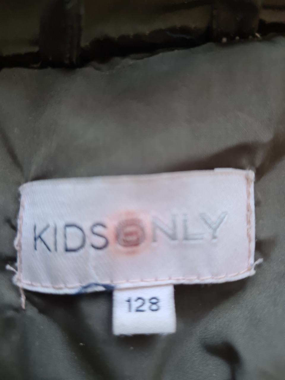 Only Kids kaki Pufferjas Maat 128