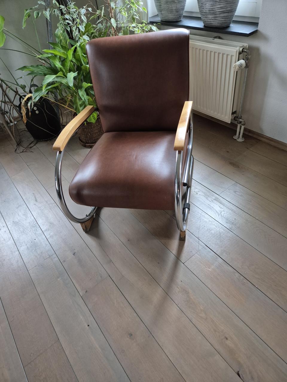 Vintage relaxstoel Tubax Vilvoure