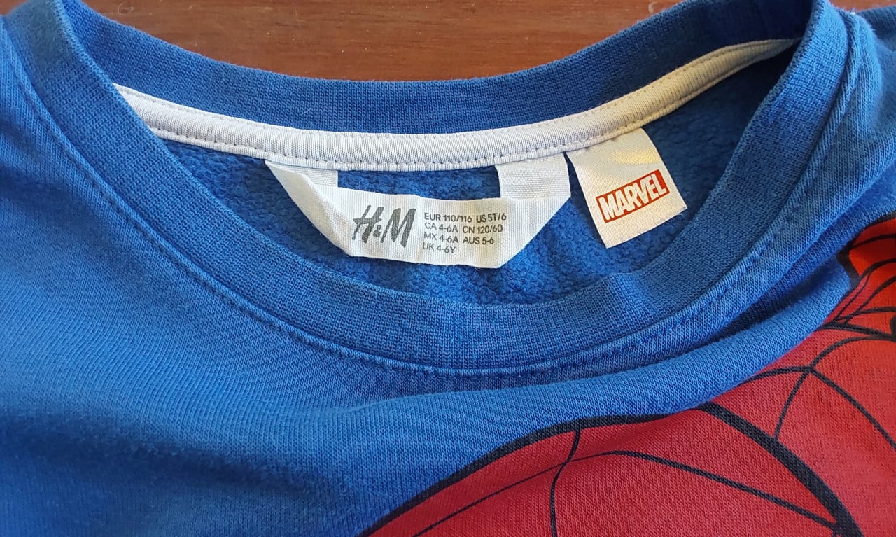 H&M spiderman joggingpak maat 110/116