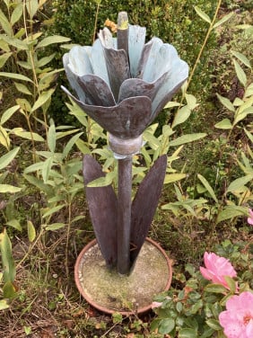 Koperen bloem