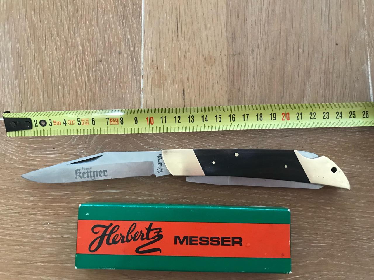 Herbertz zakmes, kwaliteits zakmes voor jacht.
