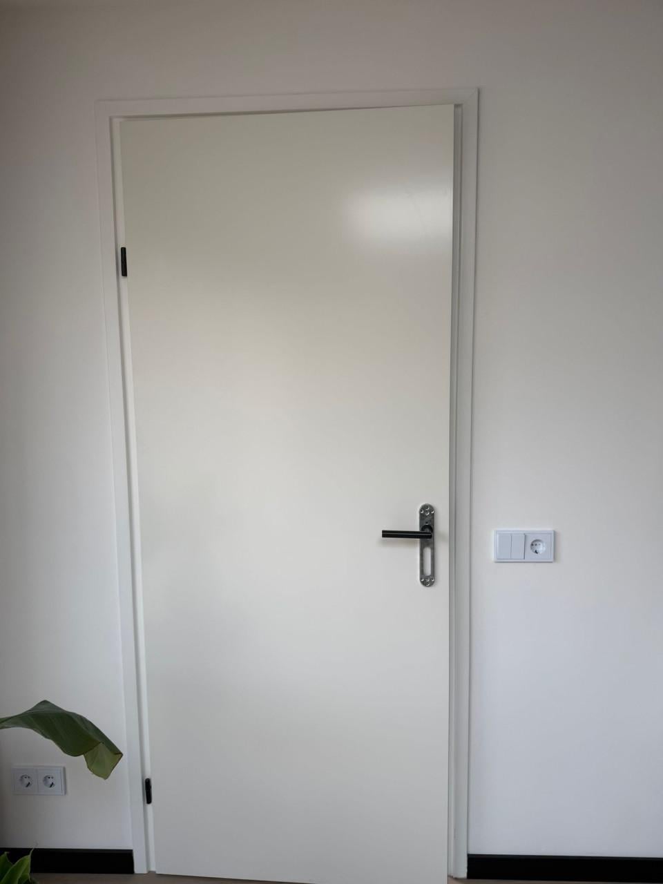 Opdek binnendeur wit gelakt