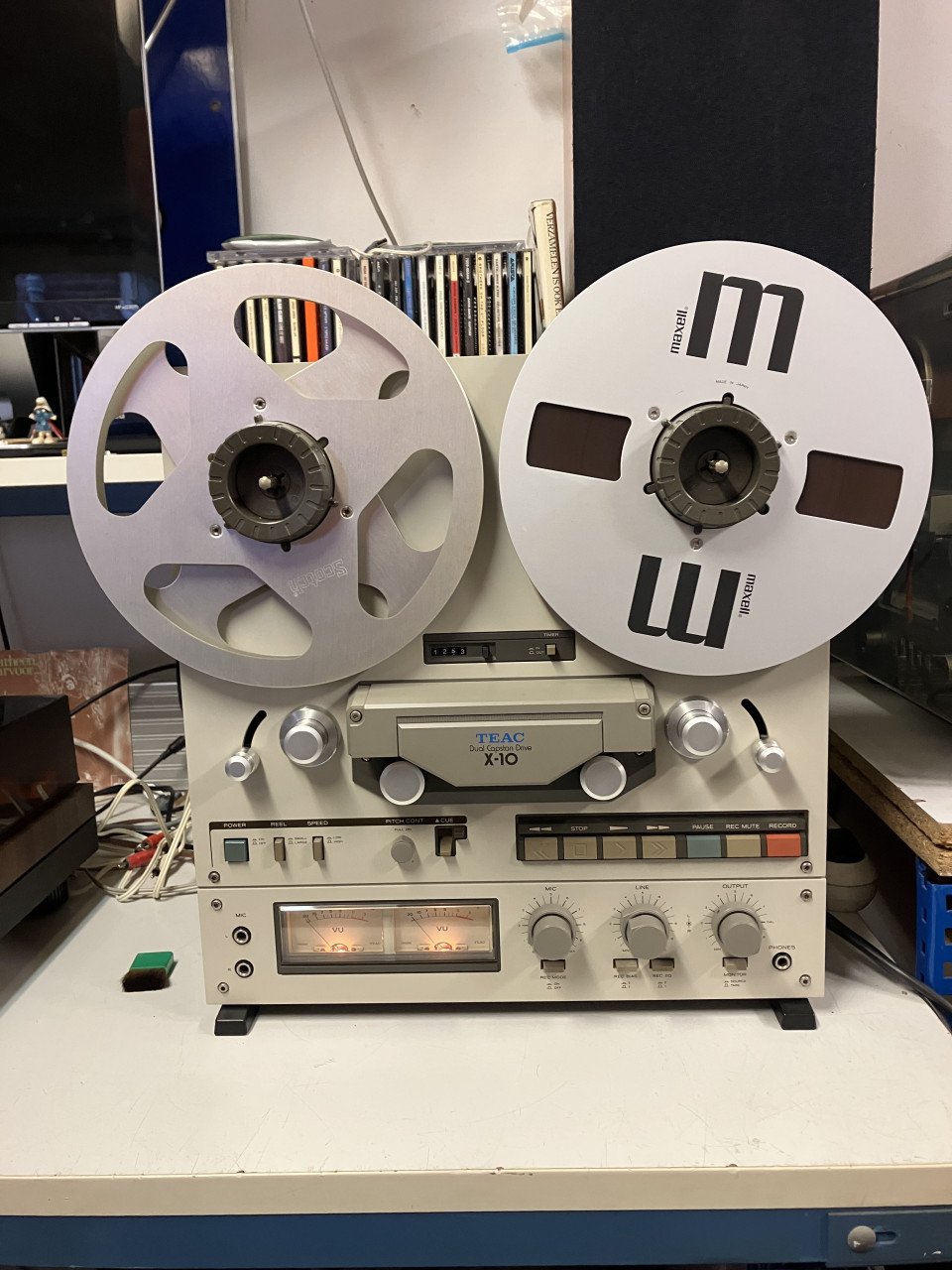 Teac X-10 3 koppen dual capstan groot onderhoud garantie zeer mooie staat
