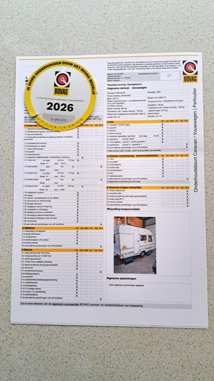 Caravan Delta Liner 3900 TZ 2001