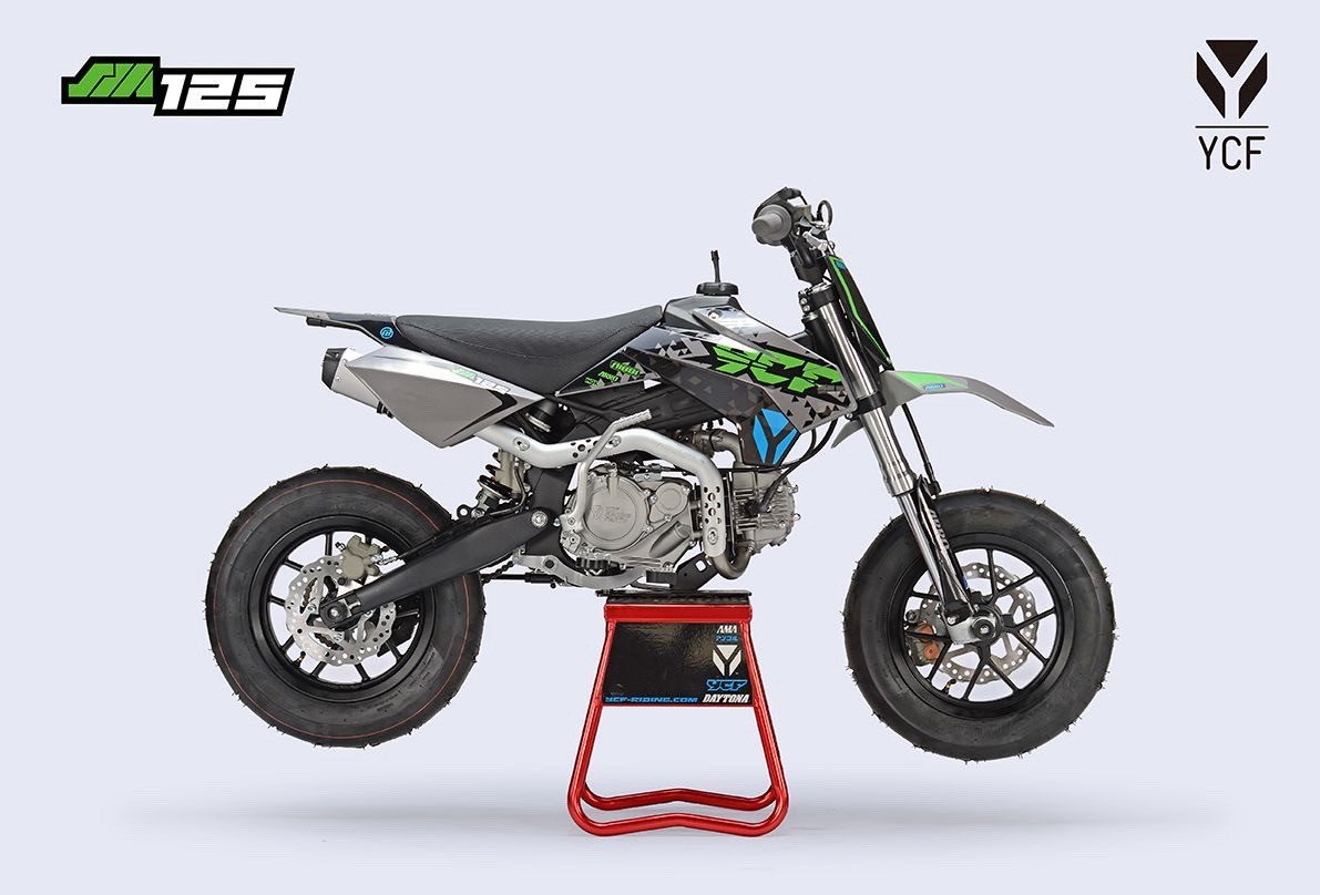 Nieuwe YCF supermoto pitbikes