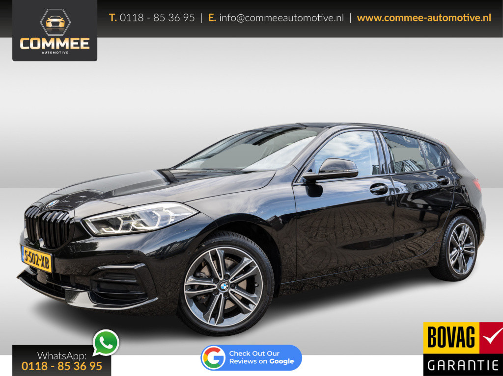 BMW 1 Serie 118i sport line business edition ✅1jaarbovag✅cam✅nav✅apple✅cc
