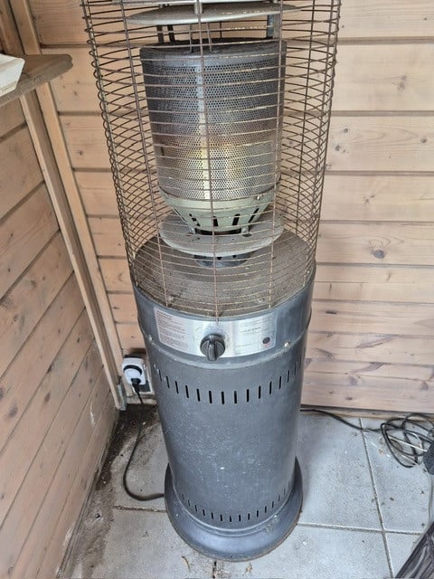 Buitenheater op gas